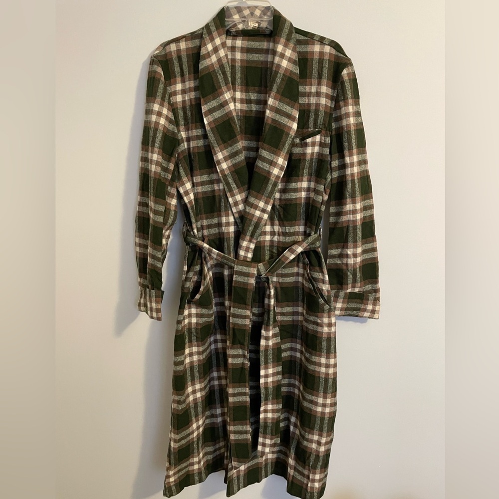 Vintage Royal Robes Wool Blend Robe Size Small Belted Full Length